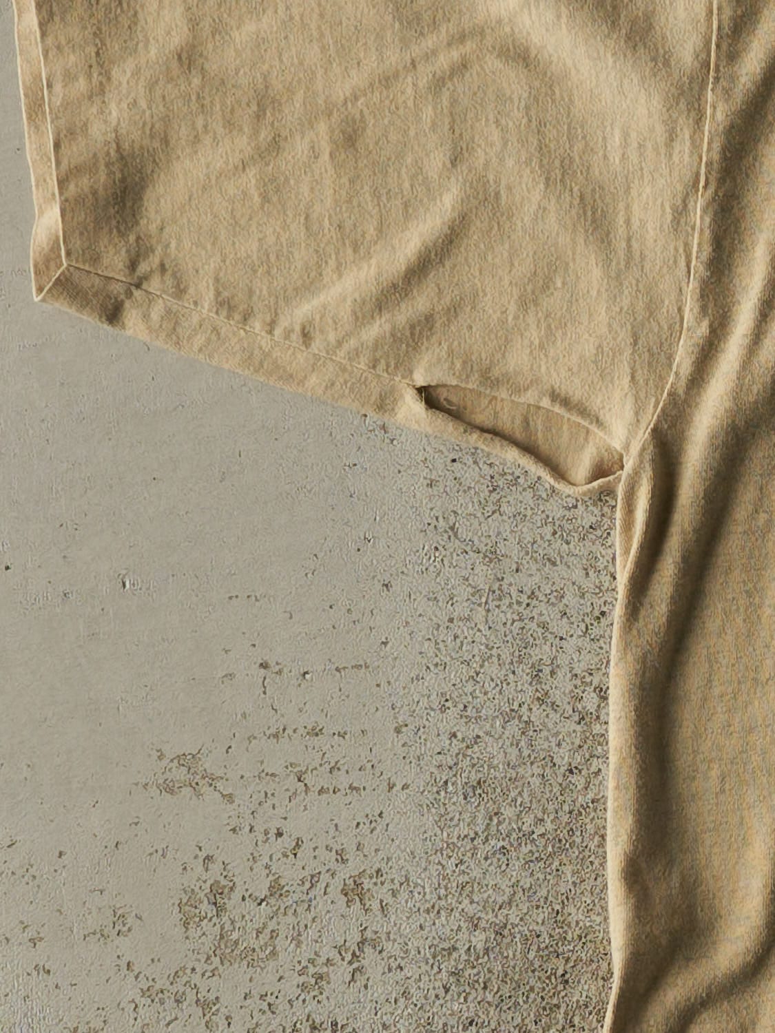 Vintage 90s Beige Race to Rescue Nature Single Stitch Tee (XL)