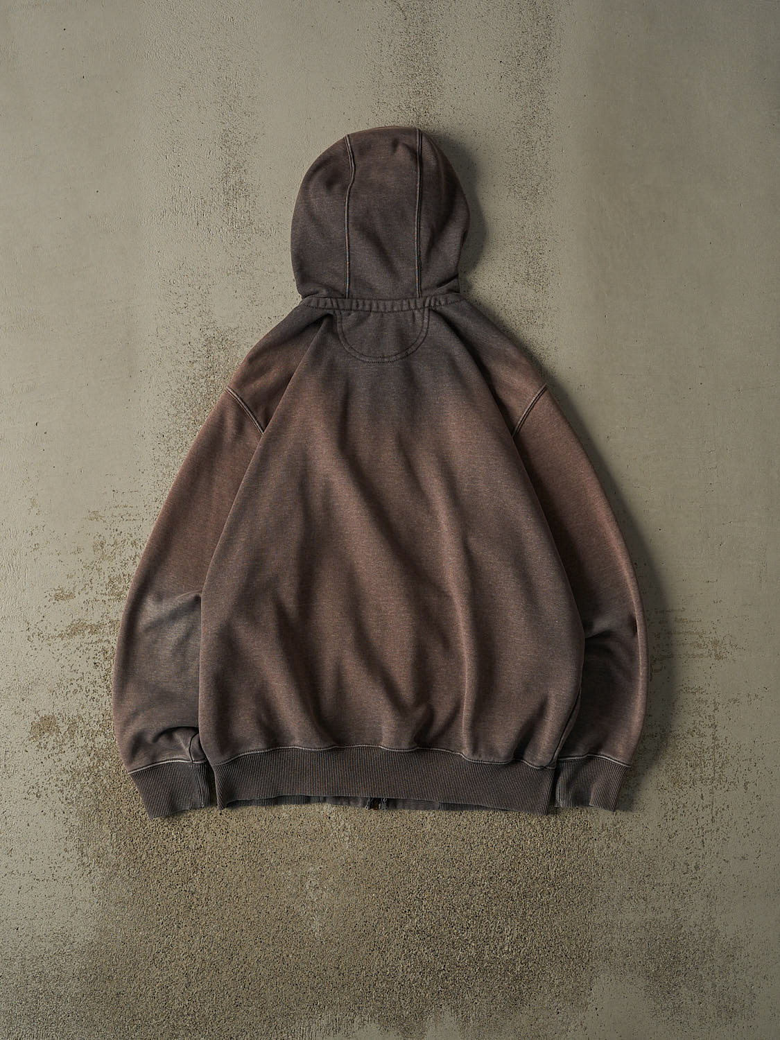 Vintage Y2K Sun Faded Grey Carhartt Zip Up Hoodie (XL/XXL)