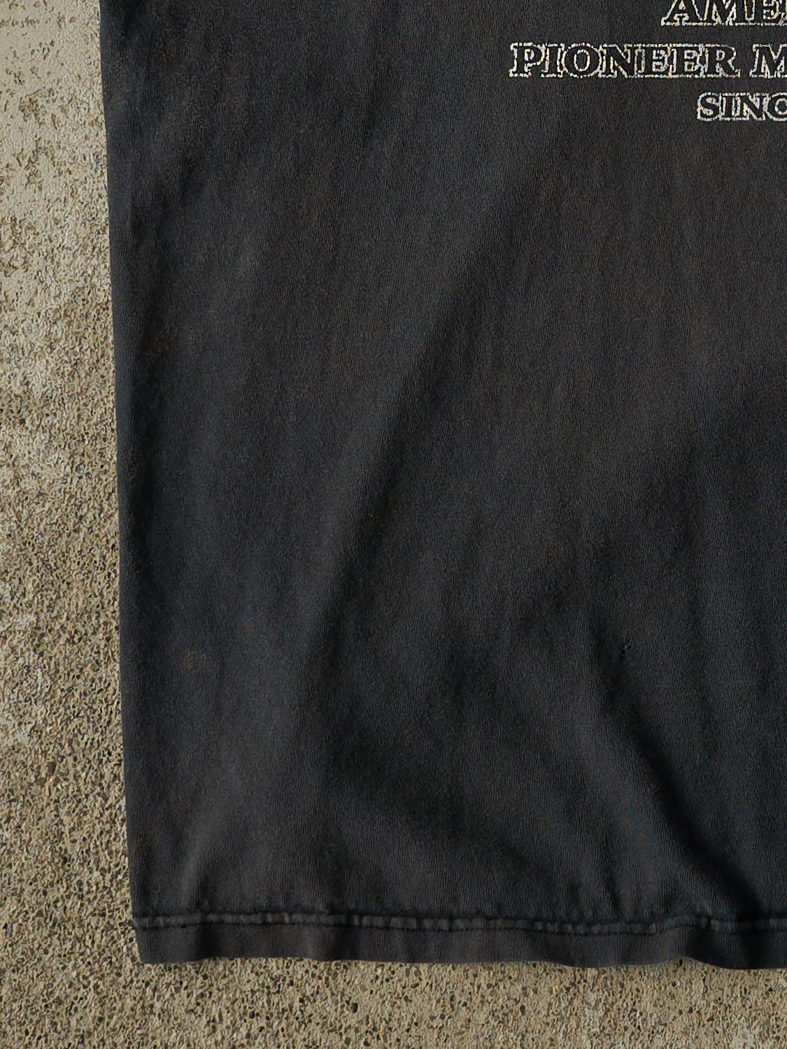 Vintage 90s Sun Faded Black Indian Motorcycles Cut Off Tee (L)