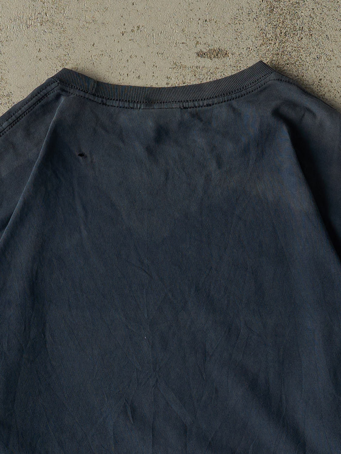 Vintage Y2K Sun Faded Navy Volcom Tee (L/XL)