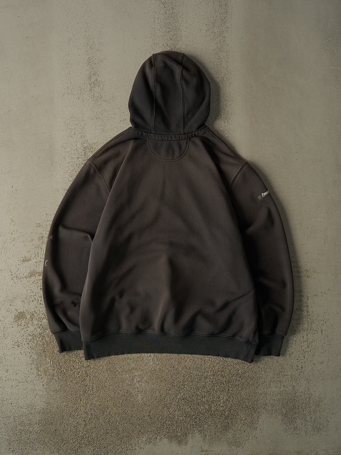 Vintage Y2K Sun Faded Black Carhartt x John Deere Embroidered Hoodie (XL/XXL)