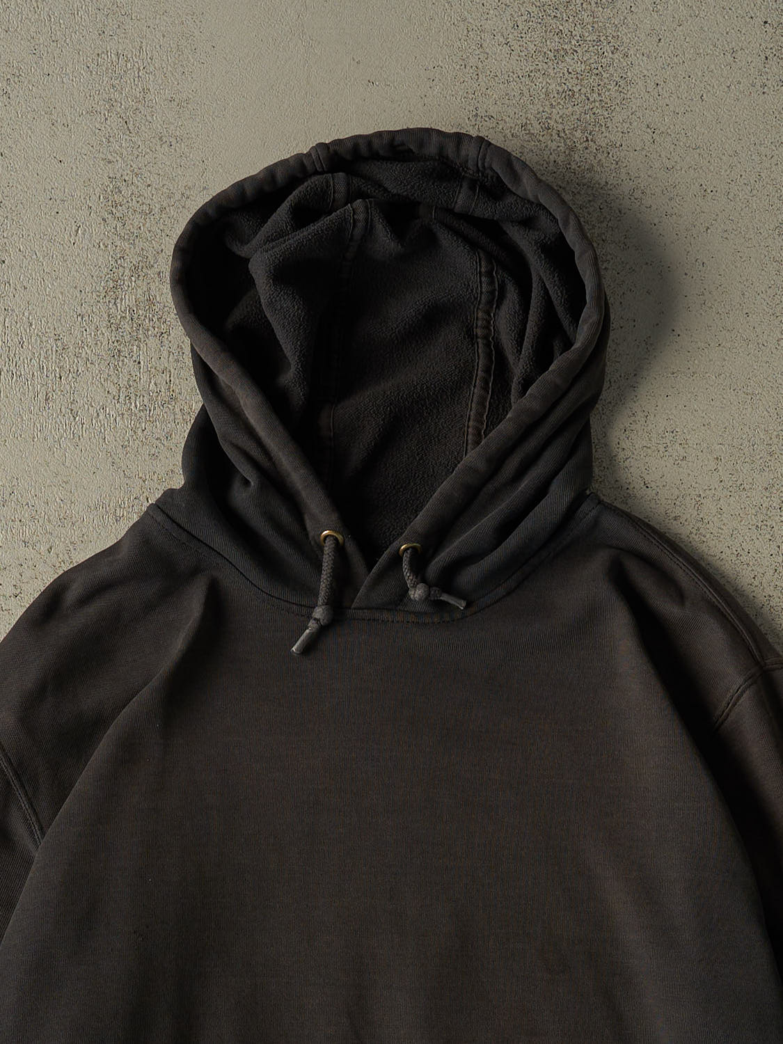 Vintage Y2K Sun Faded Black Carhartt Hoodie (XL)