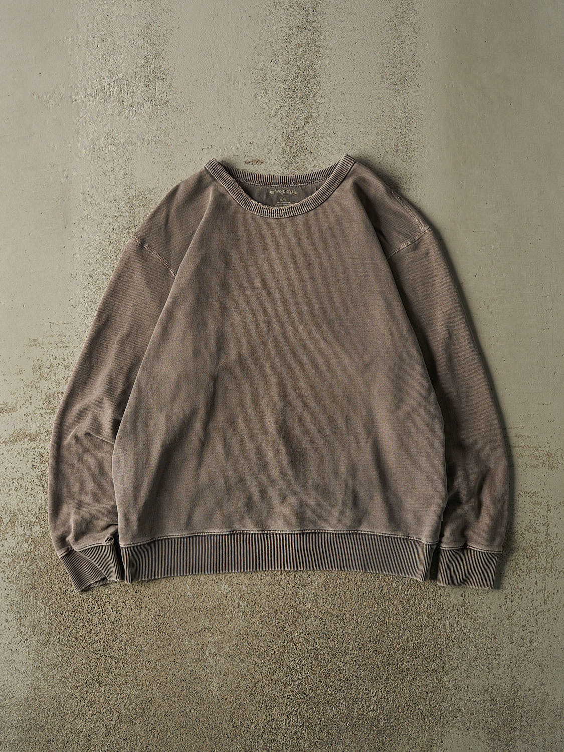 Vintage Y2K Sun Faded Brown Wind River Blank Crewneck (XL)