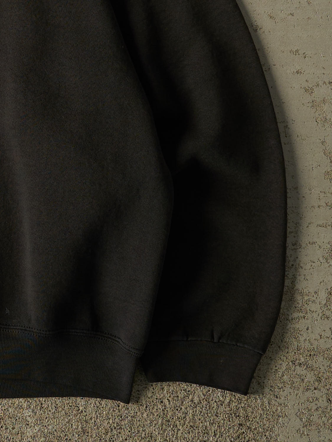 Vintage 90s Sun Faded Black Blank Crewneck (M/L)