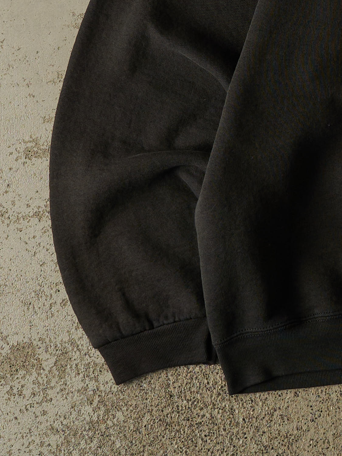 Vintage 90s Sun Faded Black Blank Crewneck (M/L)