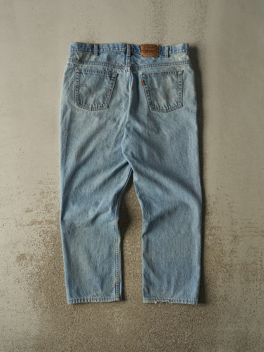 Vintage 80s Light Wash Levi's Orange Tab Jeans (38x28)