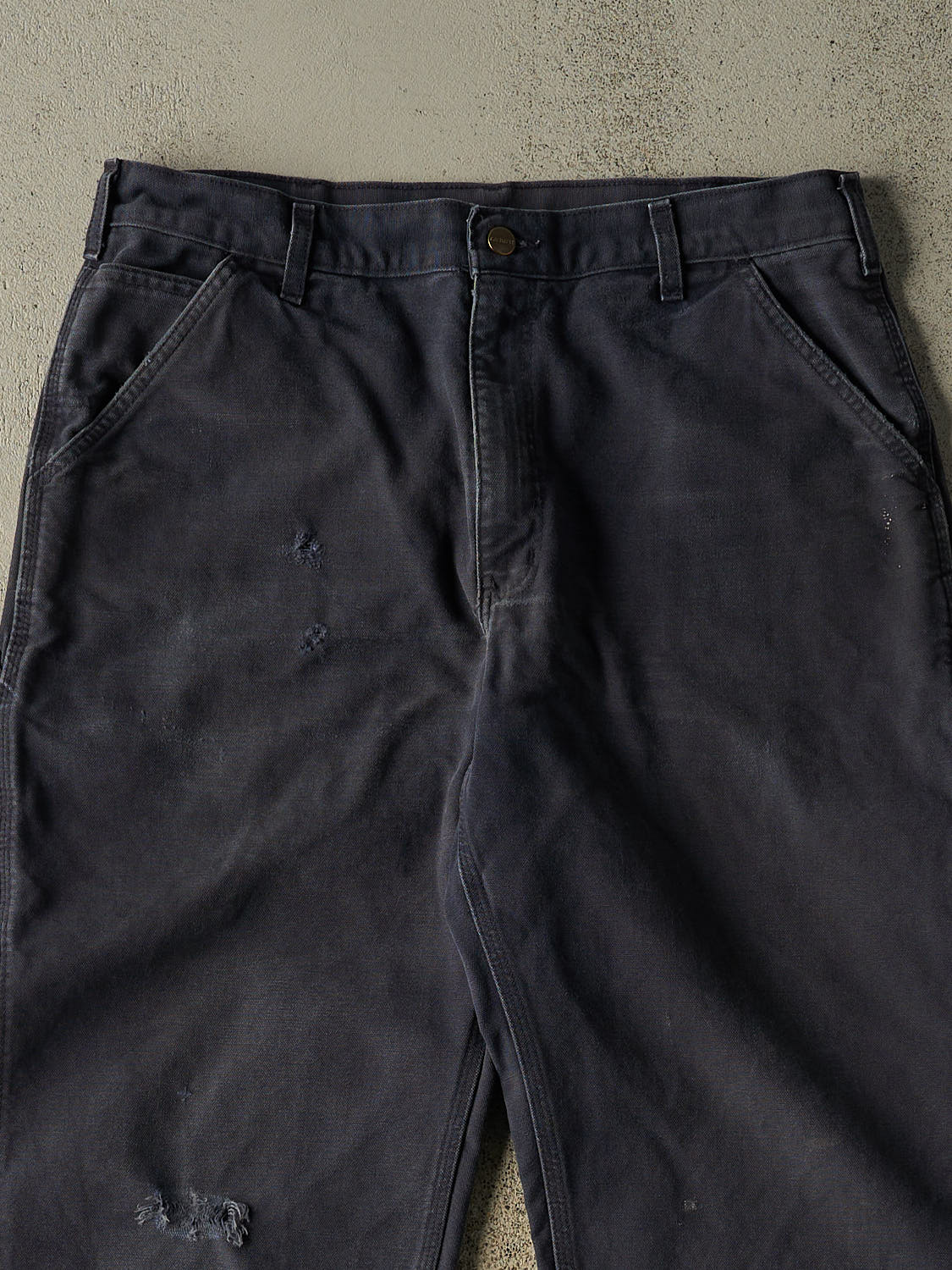 Vintage 90s Navy Blue Carhartt Carpenter Pants (35x31.5)