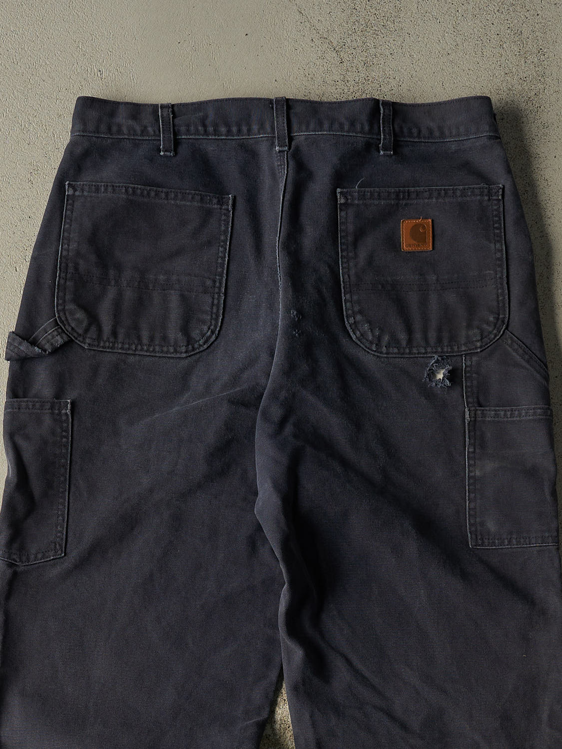 Vintage 90s Navy Blue Carhartt Carpenter Pants (35x31.5)