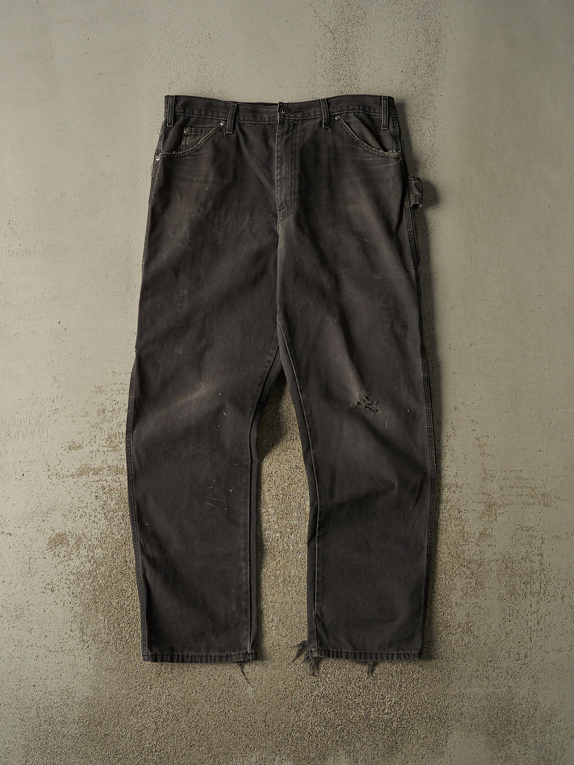 Vintage 90s Faded Black Dickies Carpenter Pants (36x34)