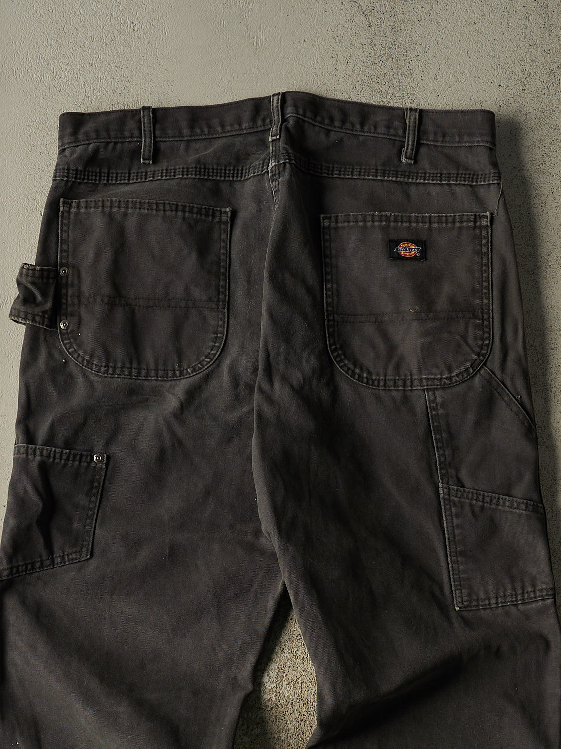 Vintage 90s Faded Black Dickies Carpenter Pants (36x34)