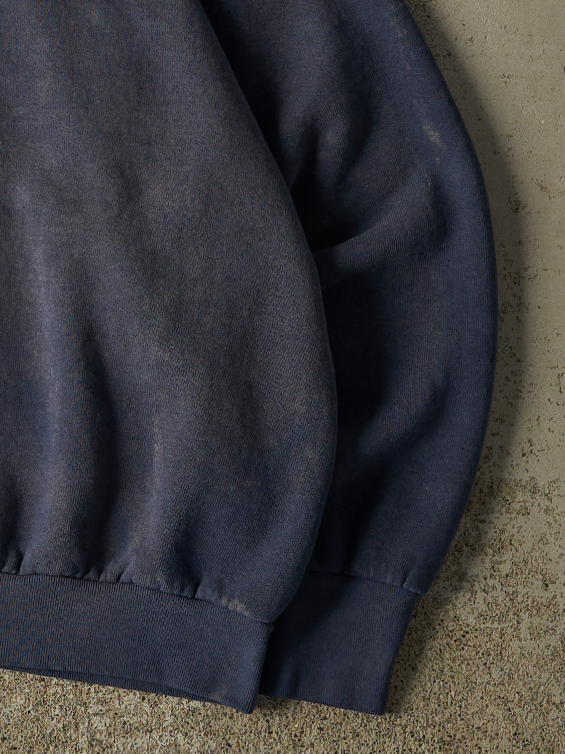 Vintage 80s Sun Faded Navy Blank Crewneck (XS/S)