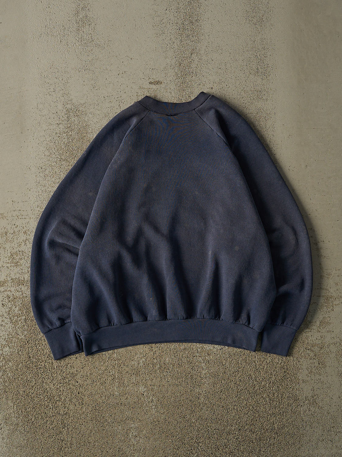 Vintage 80s Sun Faded Navy Blank Crewneck (XS/S)