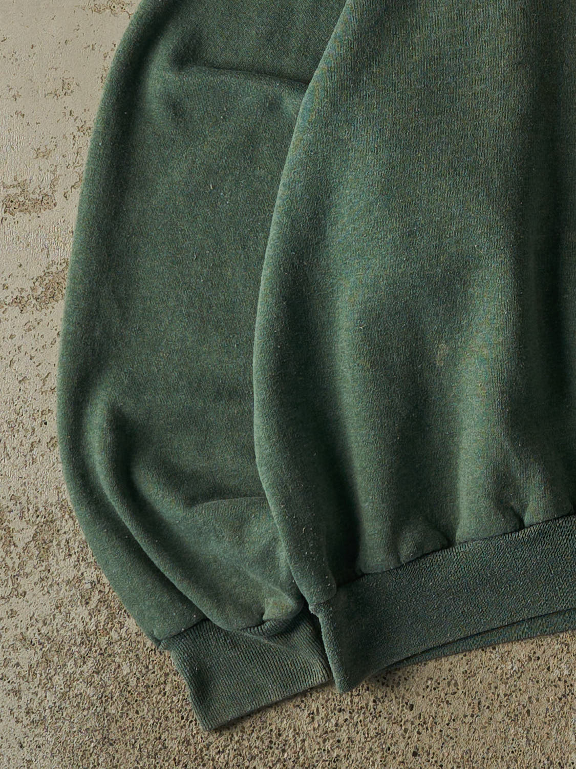 Vintage 90s Sun Faded Green Blank Crewneck (XL/XXL)