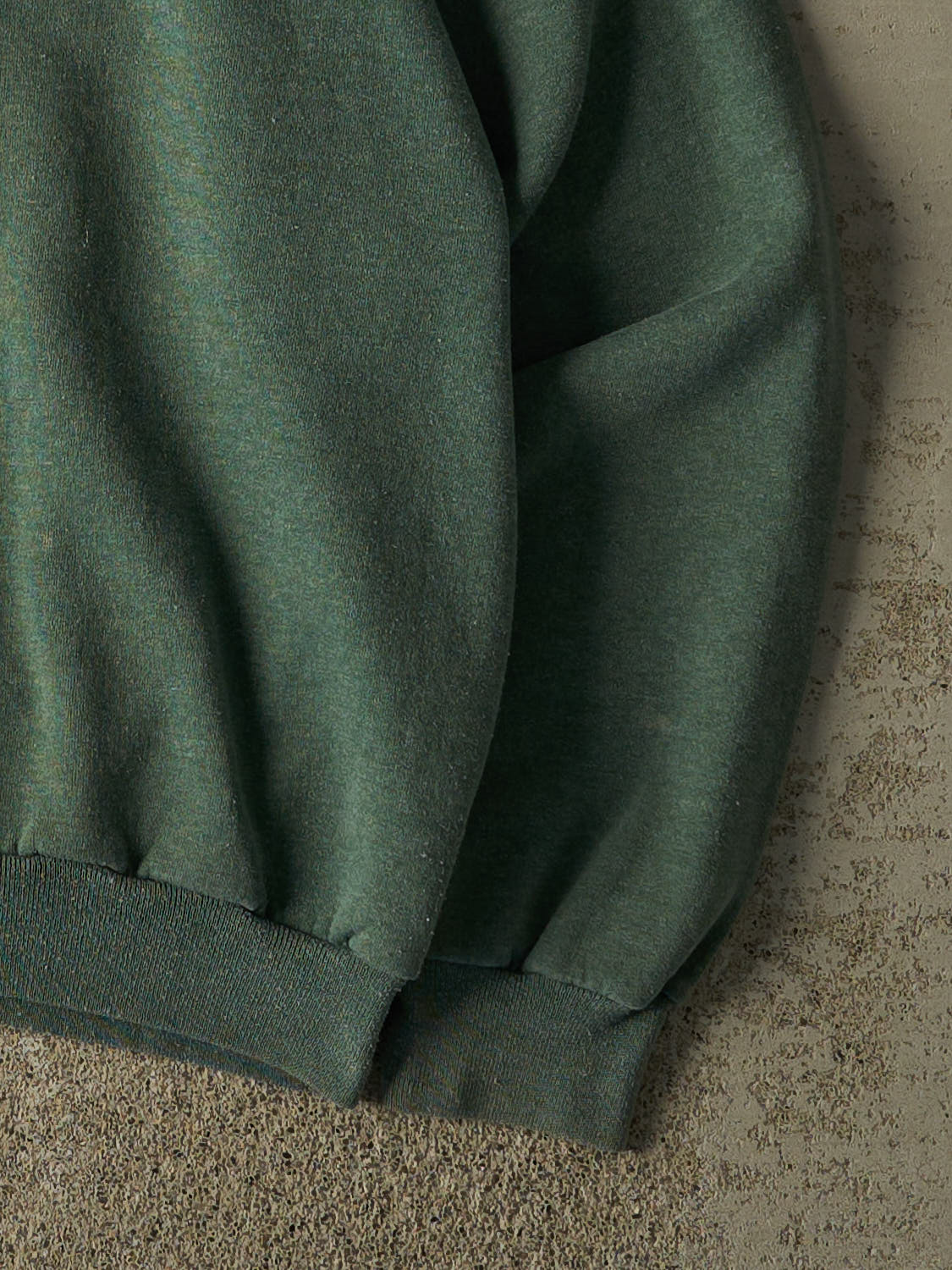 Vintage 90s Sun Faded Green Blank Crewneck (XL/XXL)