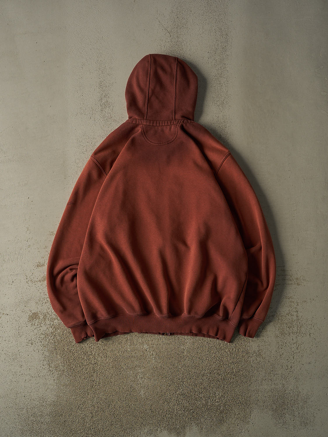 Vintage Y2K Sun Faded Red Carhartt Zip Up Hoodie (XXL/XXXL)