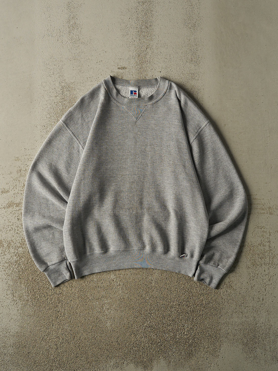 Vintage 90s Grey Russell Athletic Blank Crewneck (L)