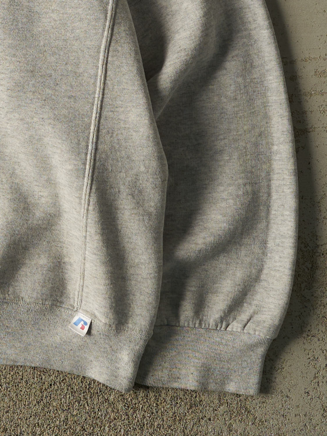 Vintage Y2K Heather Grey Russell Athletic Blank Crewneck (XXL)