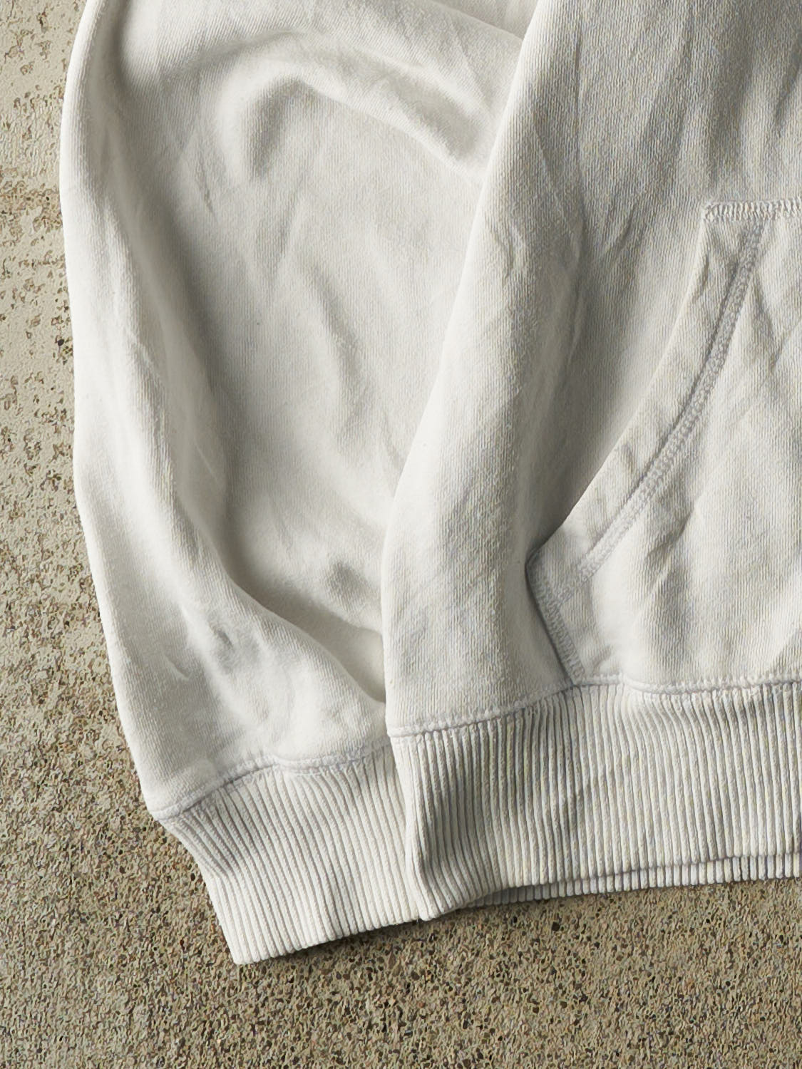 Vintage Y2K White Starter Logo Hoodie (XS/S)
