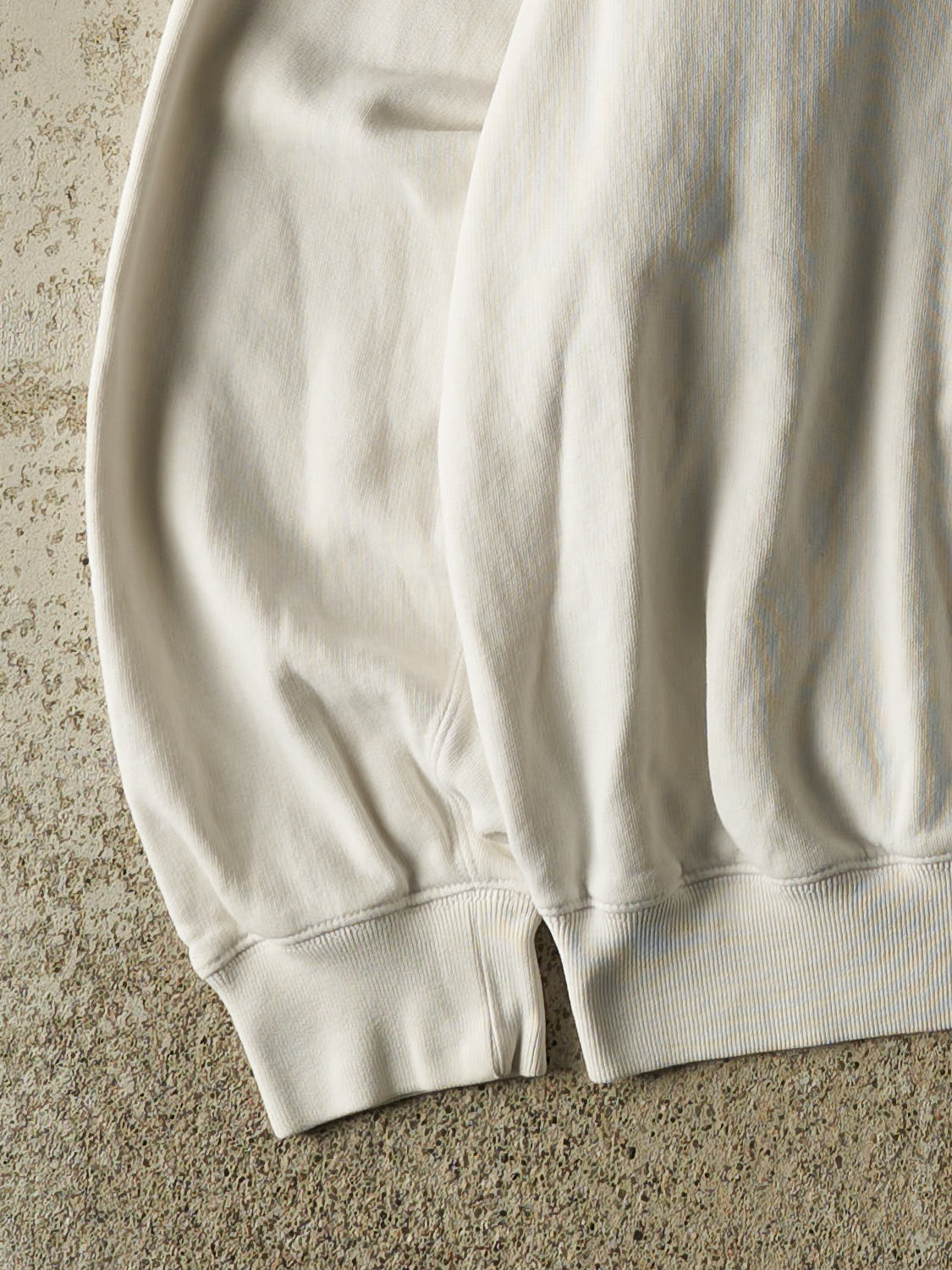 Vintage 90s White Polo Embroidered Crewneck (M)