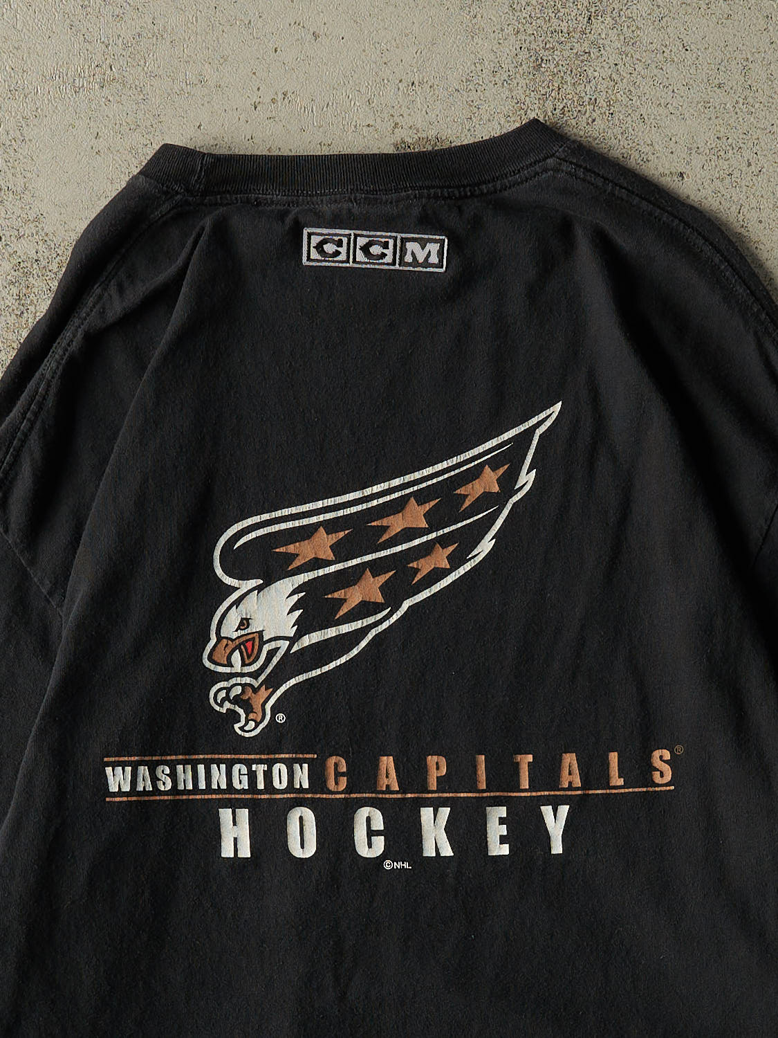 Vintage Y2K Black Washington Capitals Long Sleeve (L/XL)
