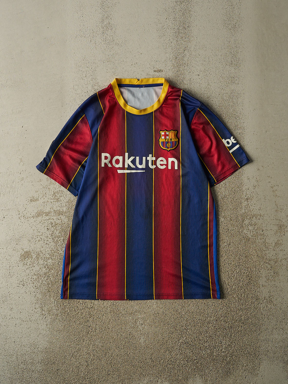 Vintage Y2K Blue FC Barcelona Soccer Jersey (M/L)