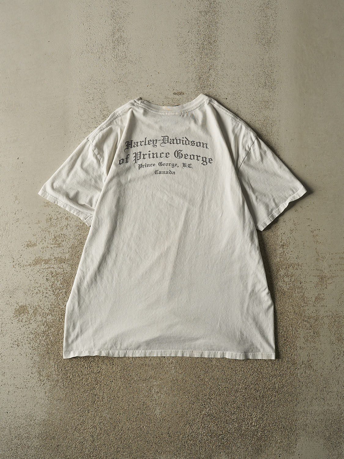 16' Beige Harley Davidson Prince George BC Tee (L/XL)