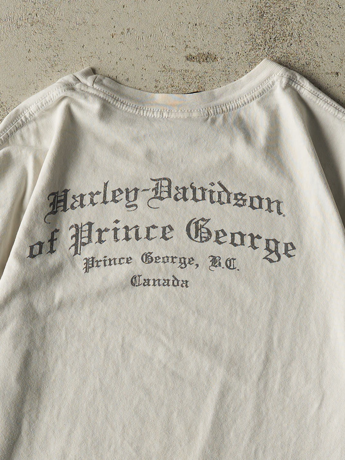 16' Beige Harley Davidson Prince George BC Tee (L/XL)