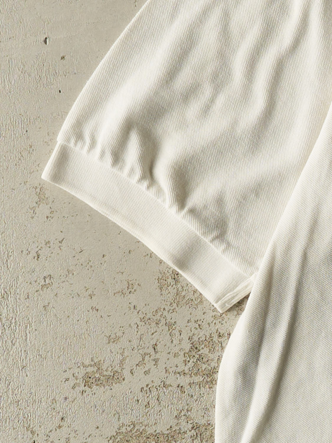 Vintage 90s White Nike Embroidered Quarter Button Tee (XL)