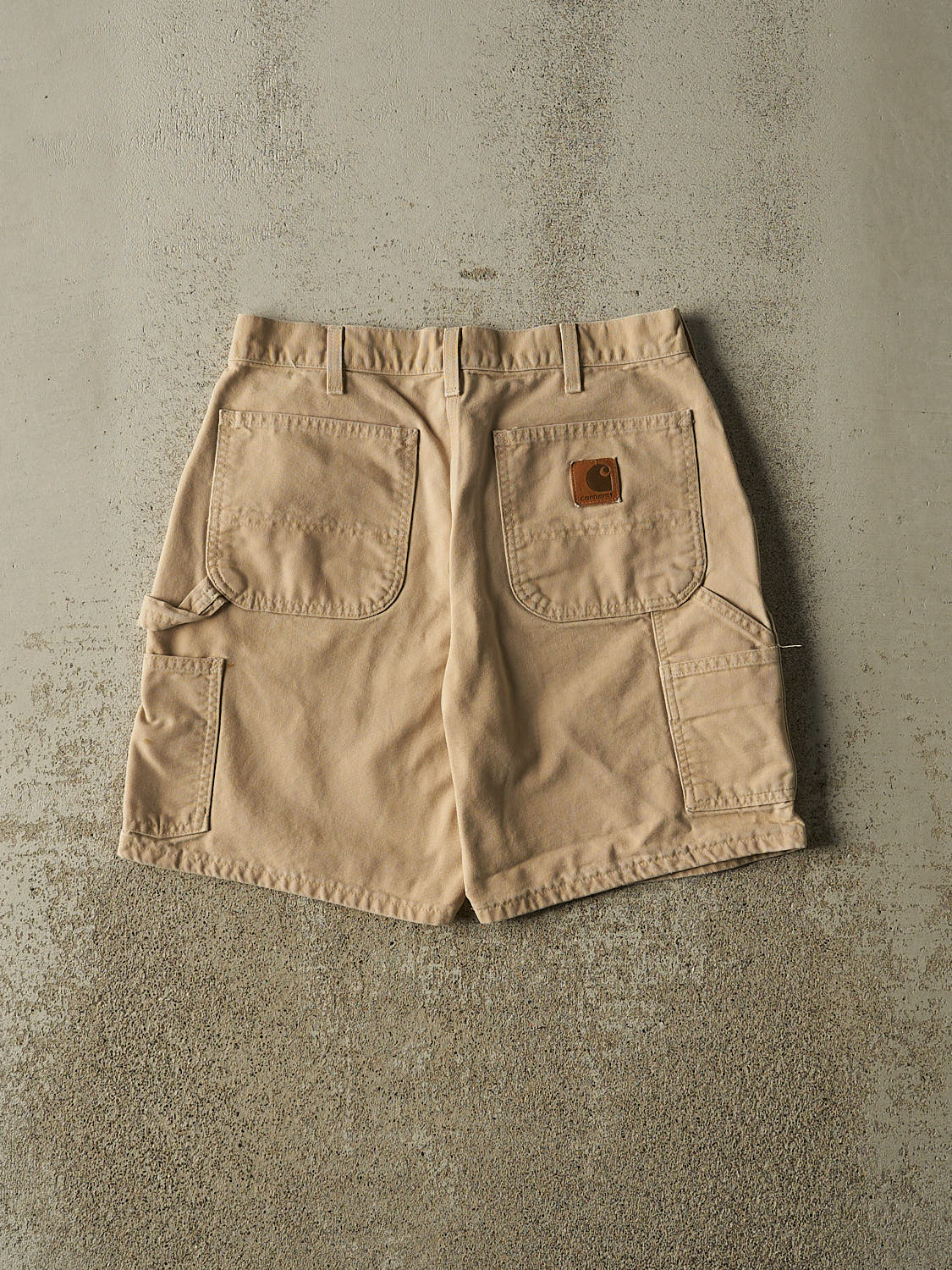 Vintage 90s Beige Carhartt Carpenter Shorts (31x8)