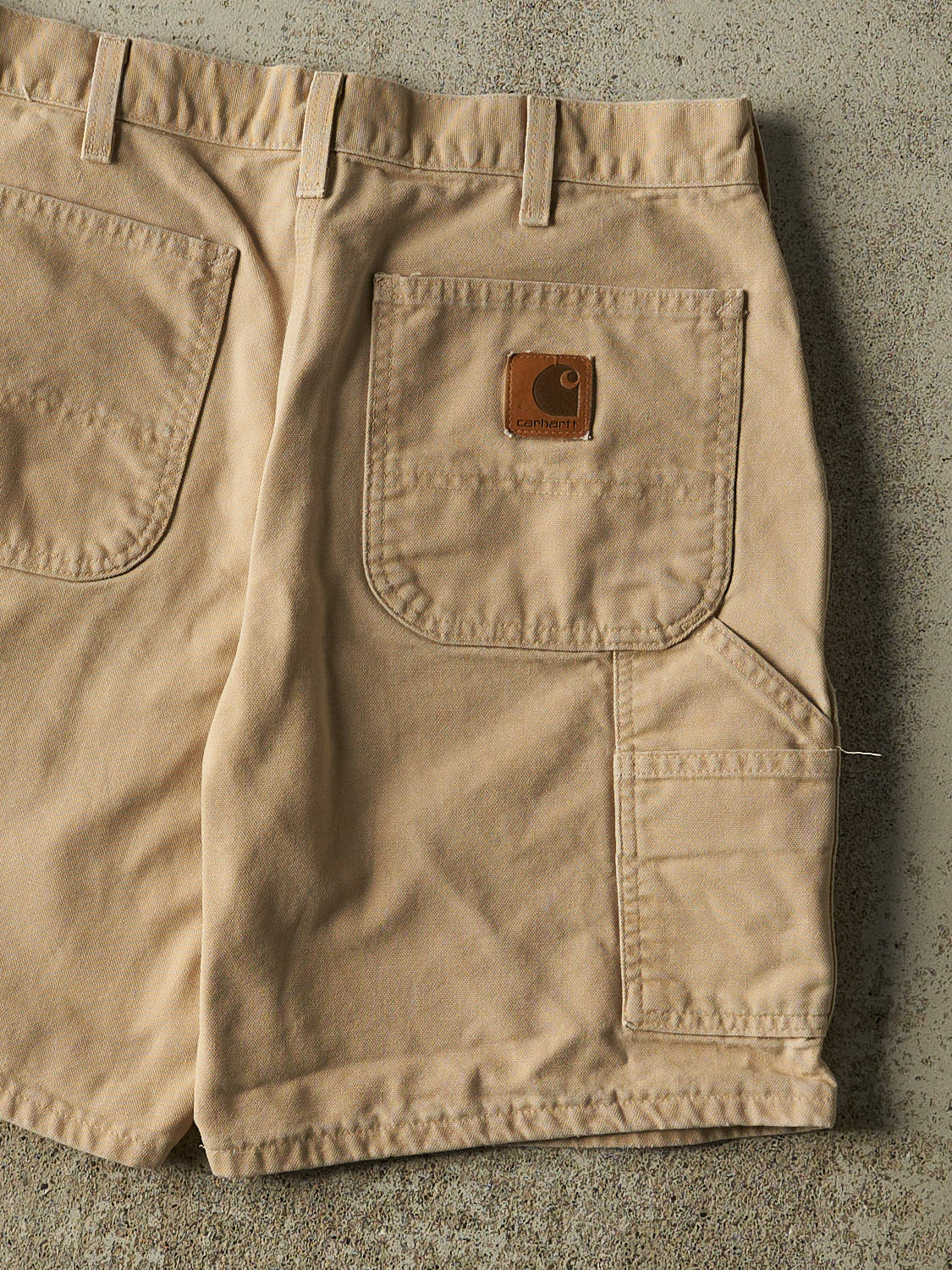 Vintage 90s Beige Carhartt Carpenter Shorts (31x8)
