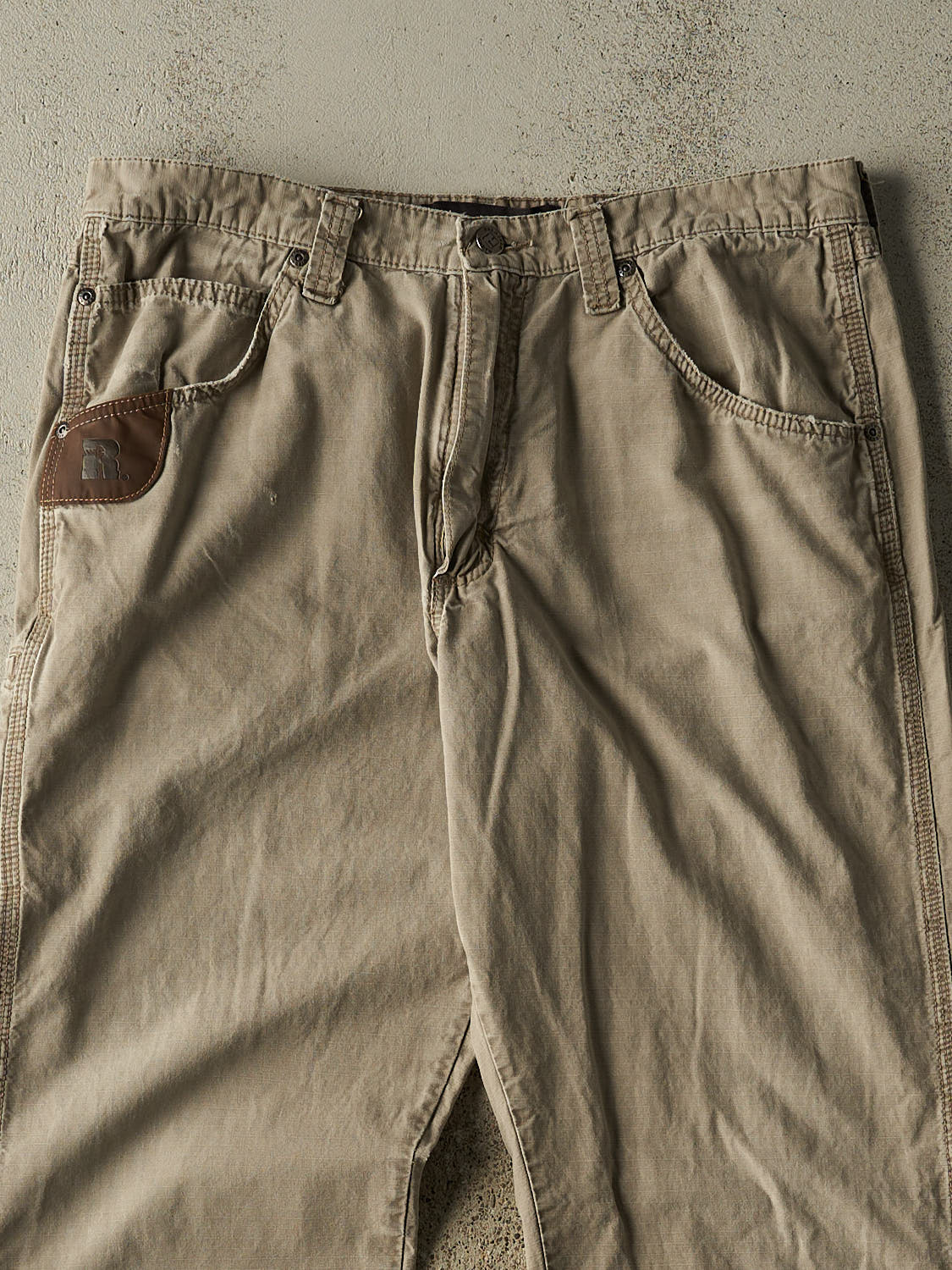 Vintage Y2K Beige Wrangler Riggs Lightweight Work Pants (33x30)