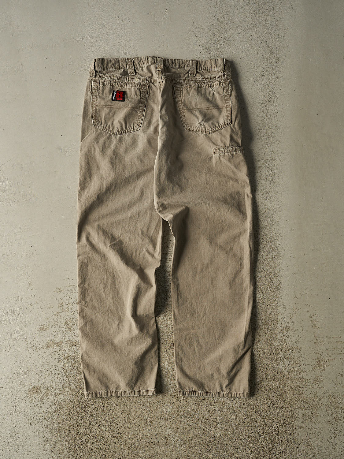 Vintage Y2K Beige Wrangler Riggs Lightweight Work Pants (33x30)