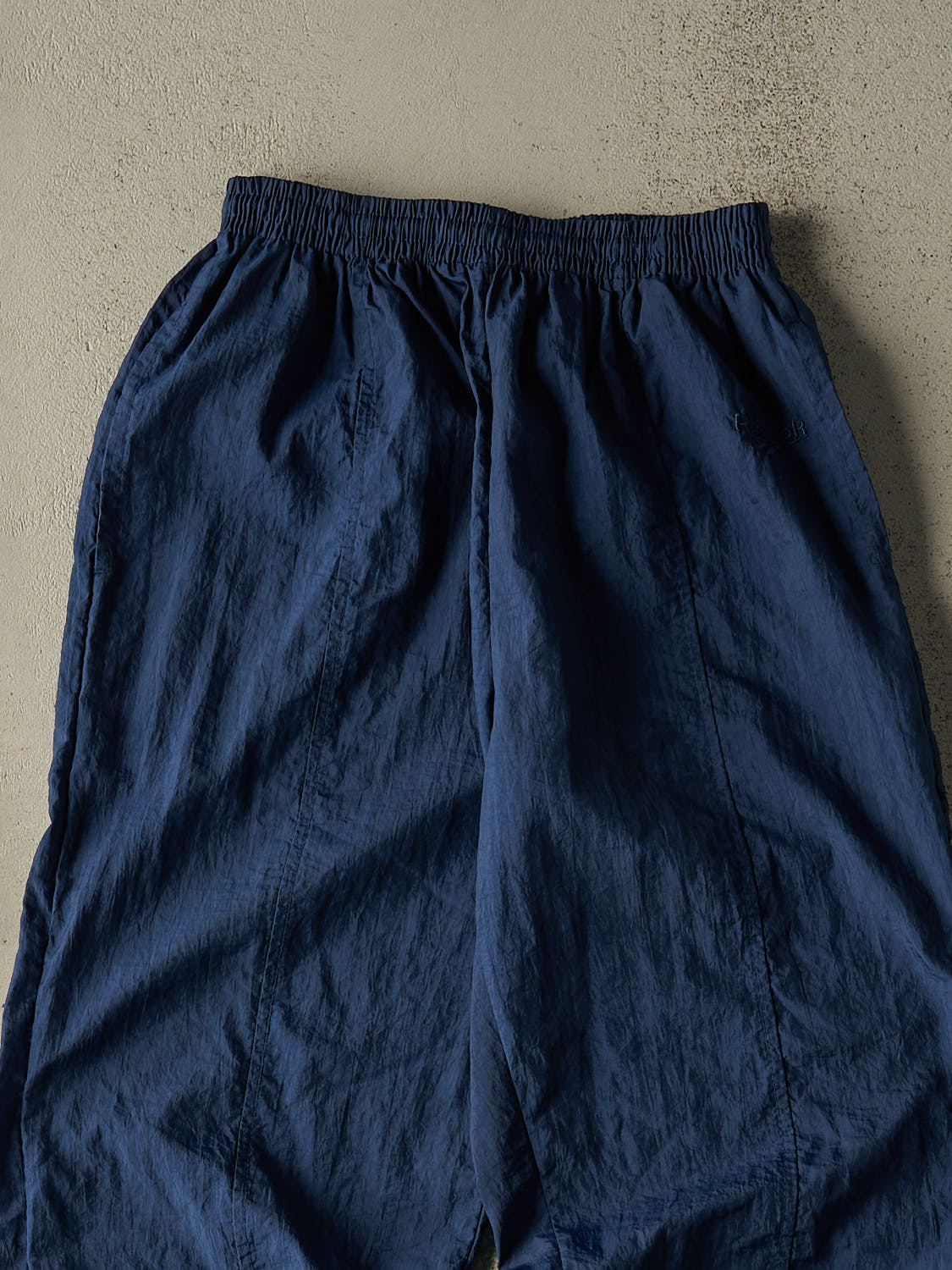 Vintage 90s Navy Blue Reebok Track Pants (23x29.5)