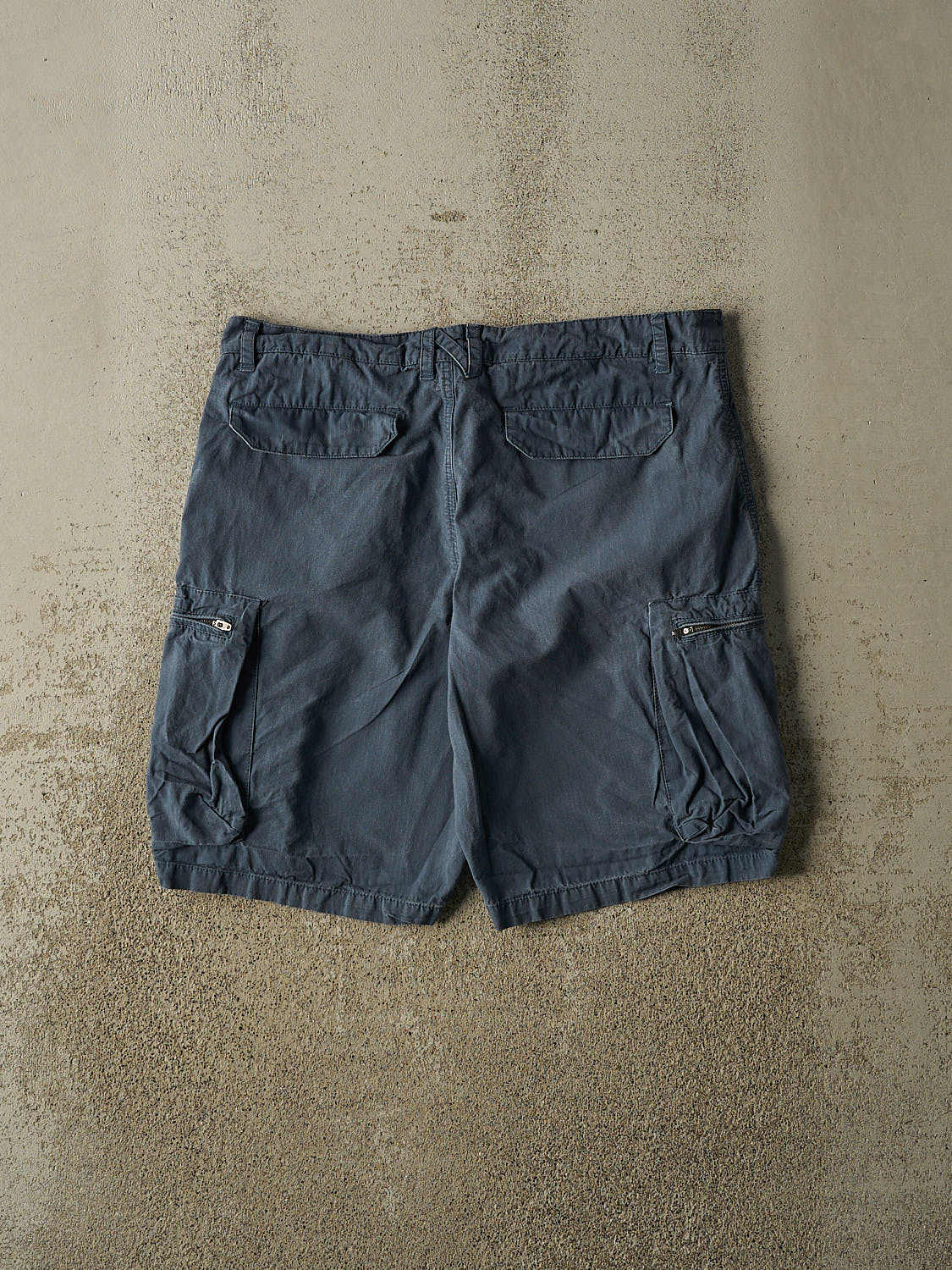 Vintage Y2K Blue Nike Cargo Shorts (36x11)