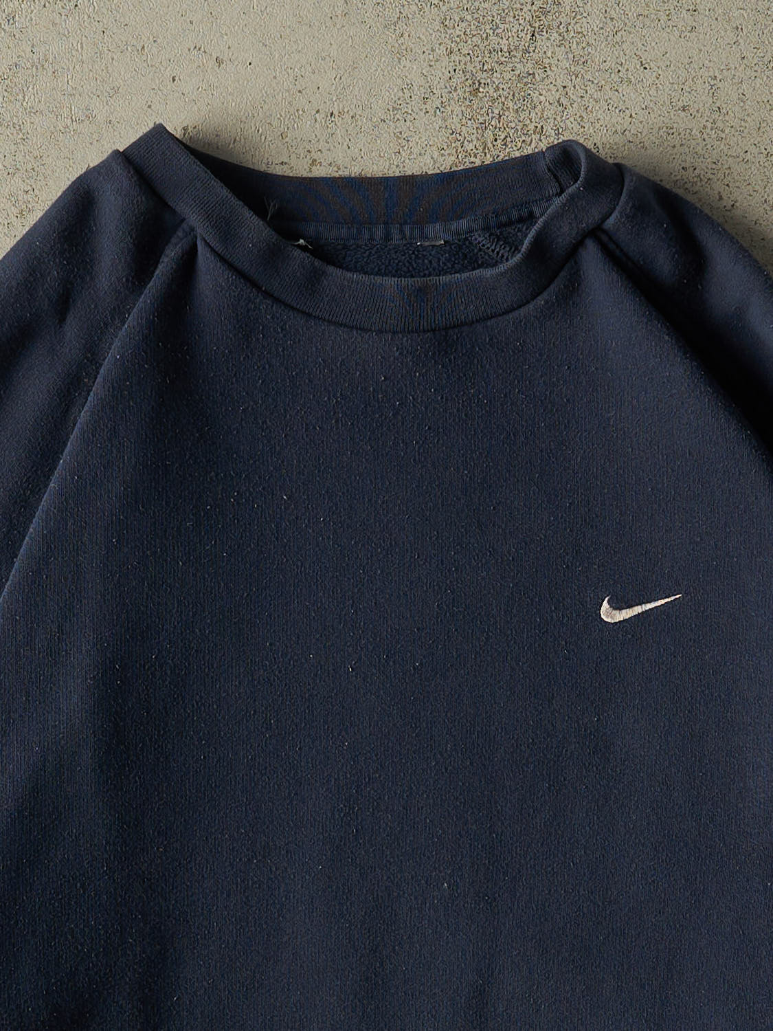 Vintage Y2K Navy Blue Nike Embroidered Crewneck (XL)