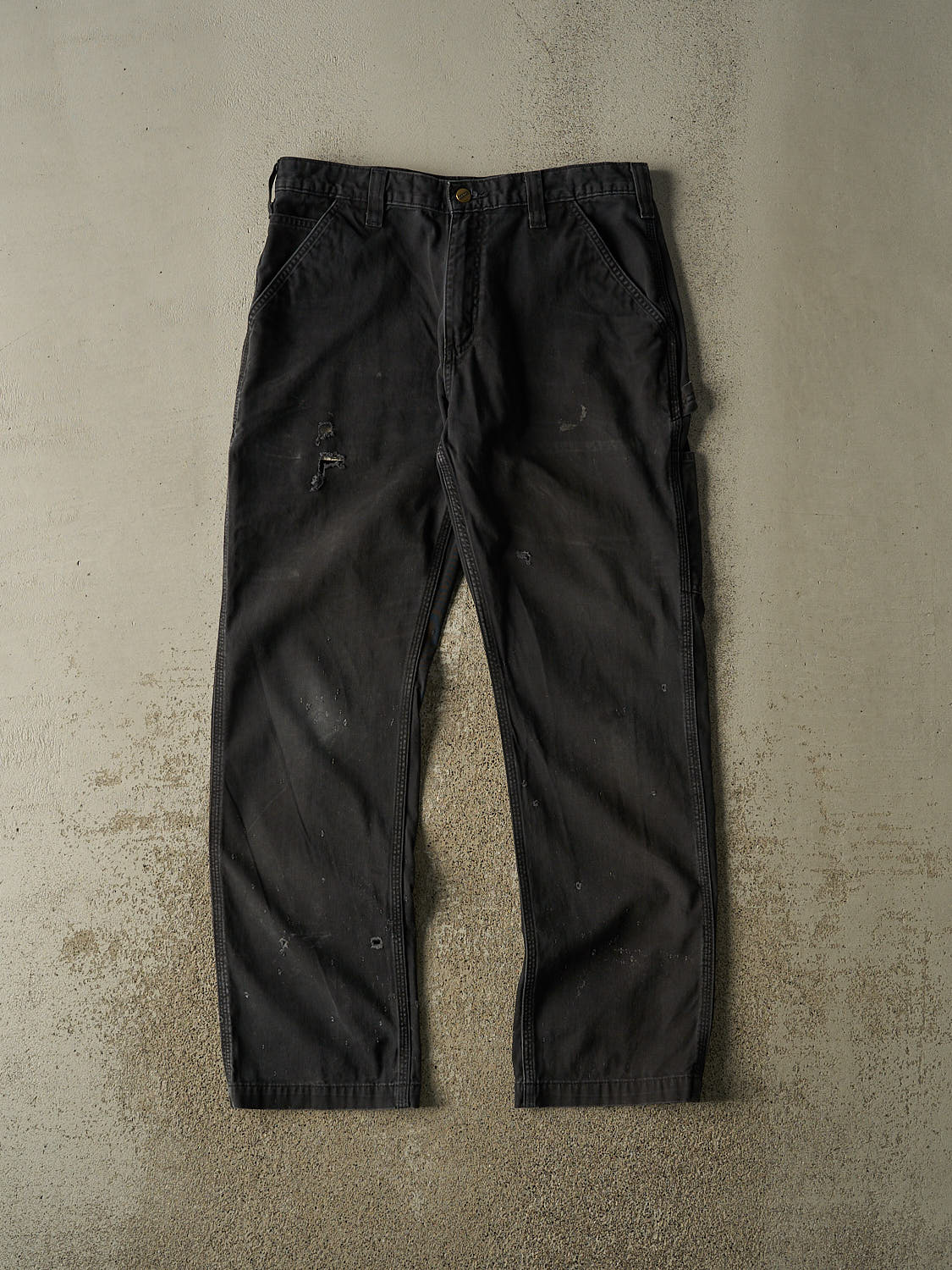Vintage Y2K Black Carhartt Carpenter Pants (34x31)