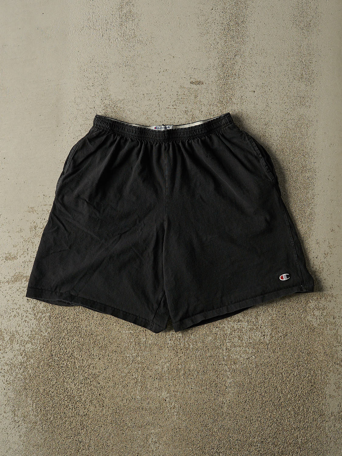Vintage 90s Black Champion Track Shorts (26x8.5)