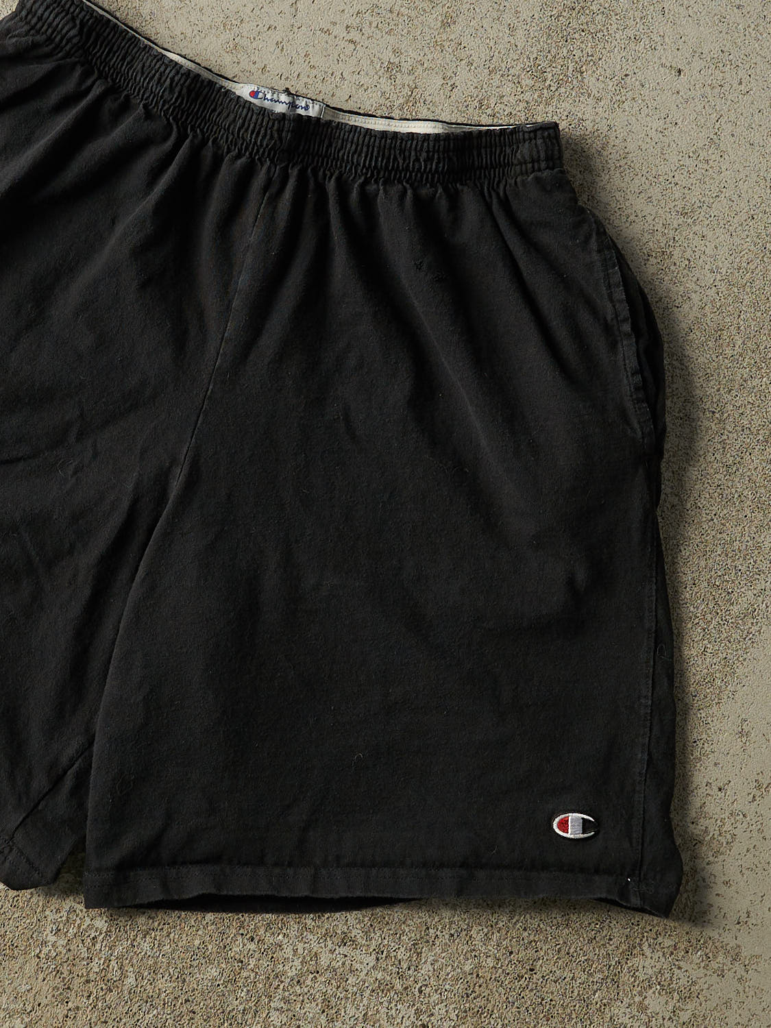 Vintage 90s Black Champion Track Shorts (26x8.5)