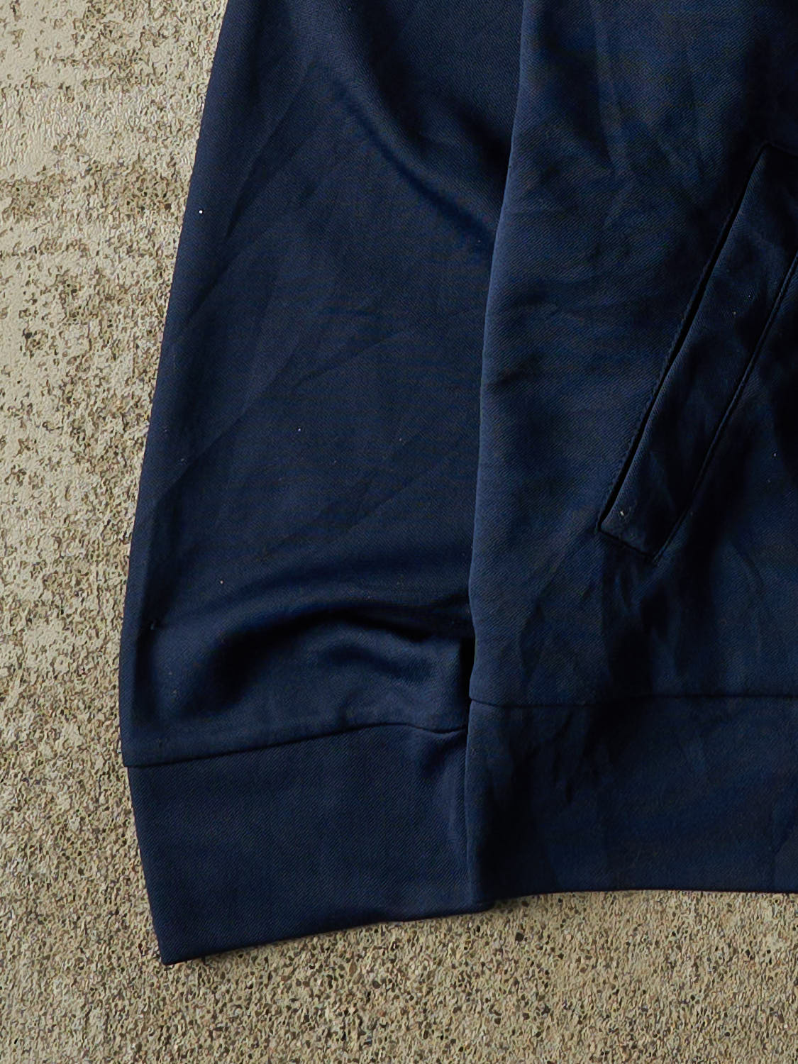 Vintage Y2K Navy Blue Fila Zip Up Track Sweater (S/M)