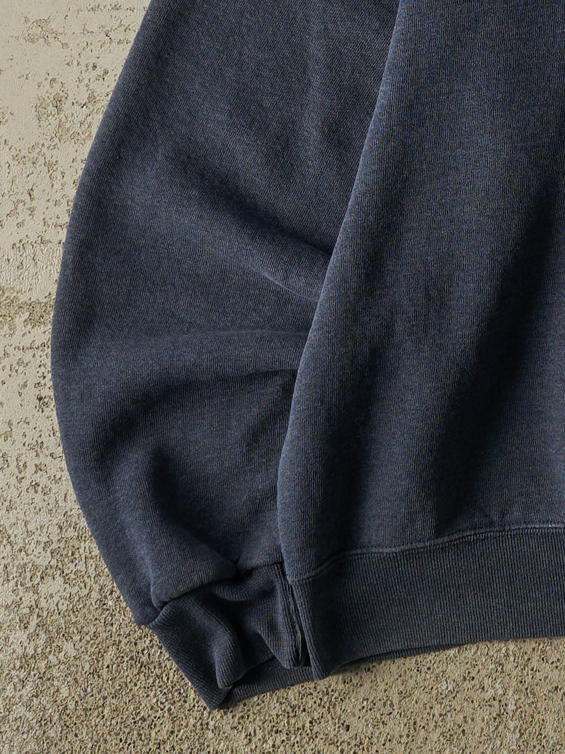 Vintage 90s Washed Navy Russell Athletic Blank Crewneck (L)