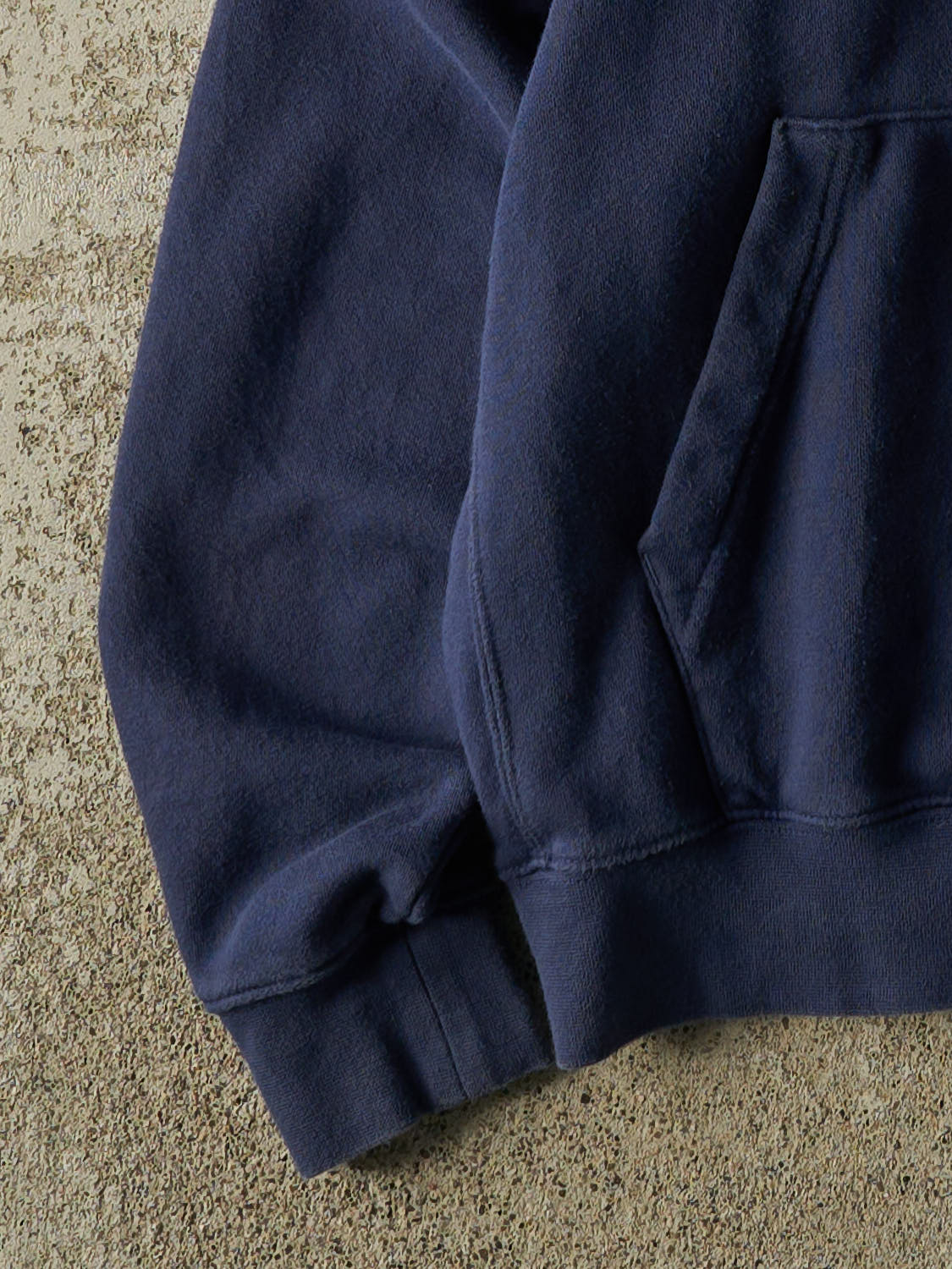 Vintage Y2K Navy Blue Nike Embroidered Hoodie (M)