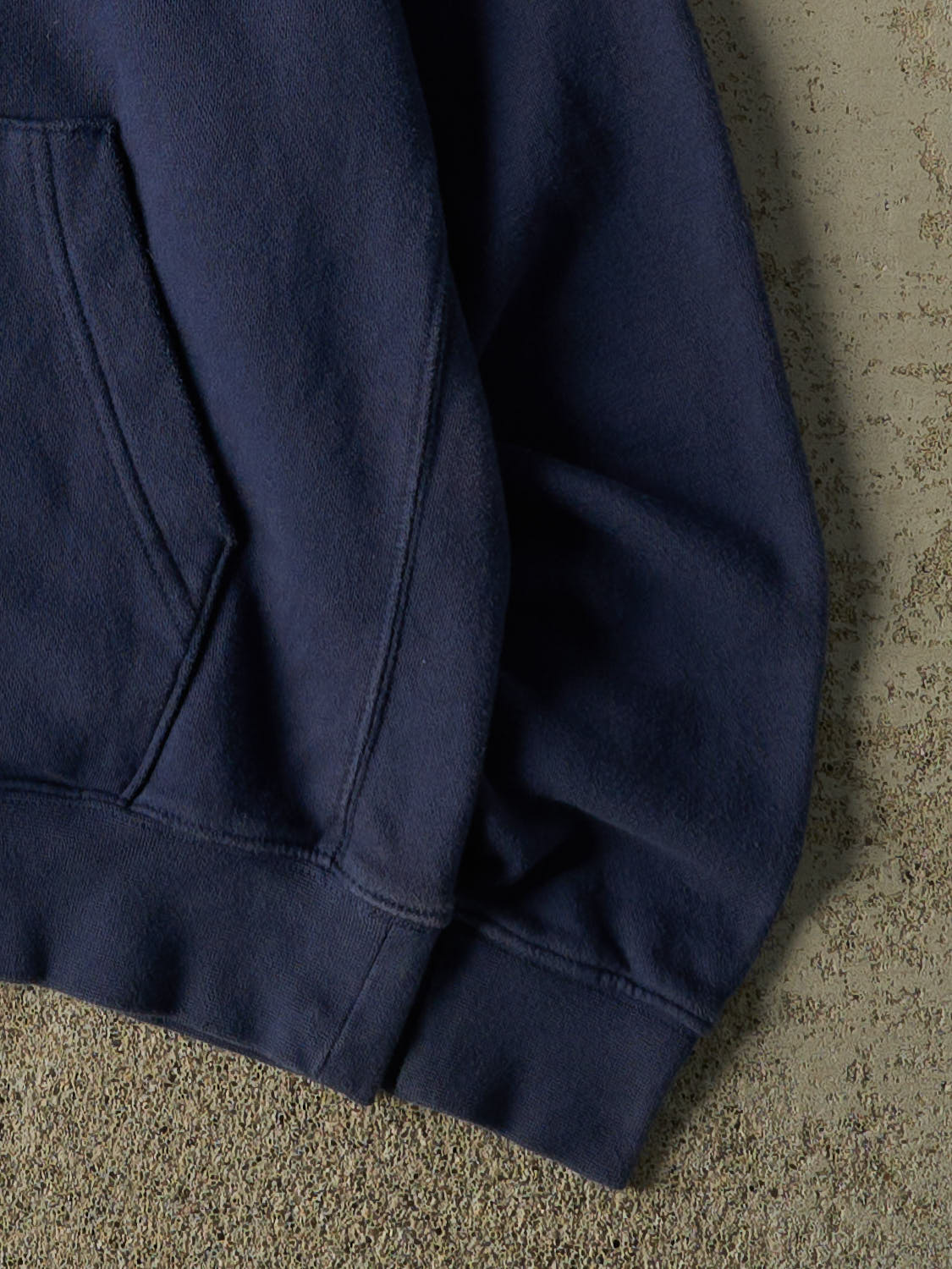 Vintage Y2K Navy Blue Nike Embroidered Hoodie (M)
