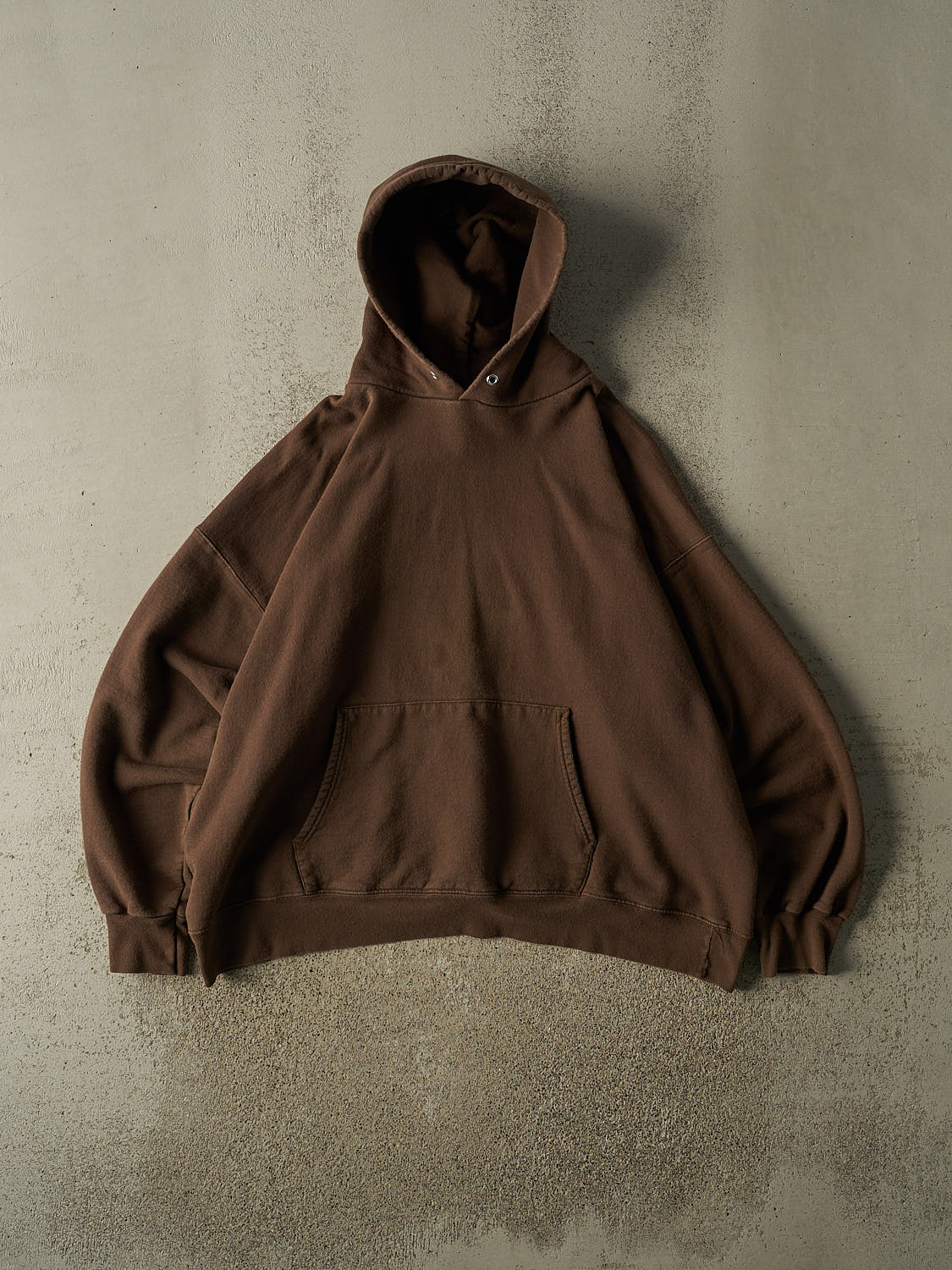 Vintage 90s Brown Blank Hoodie (XL/XXL)
