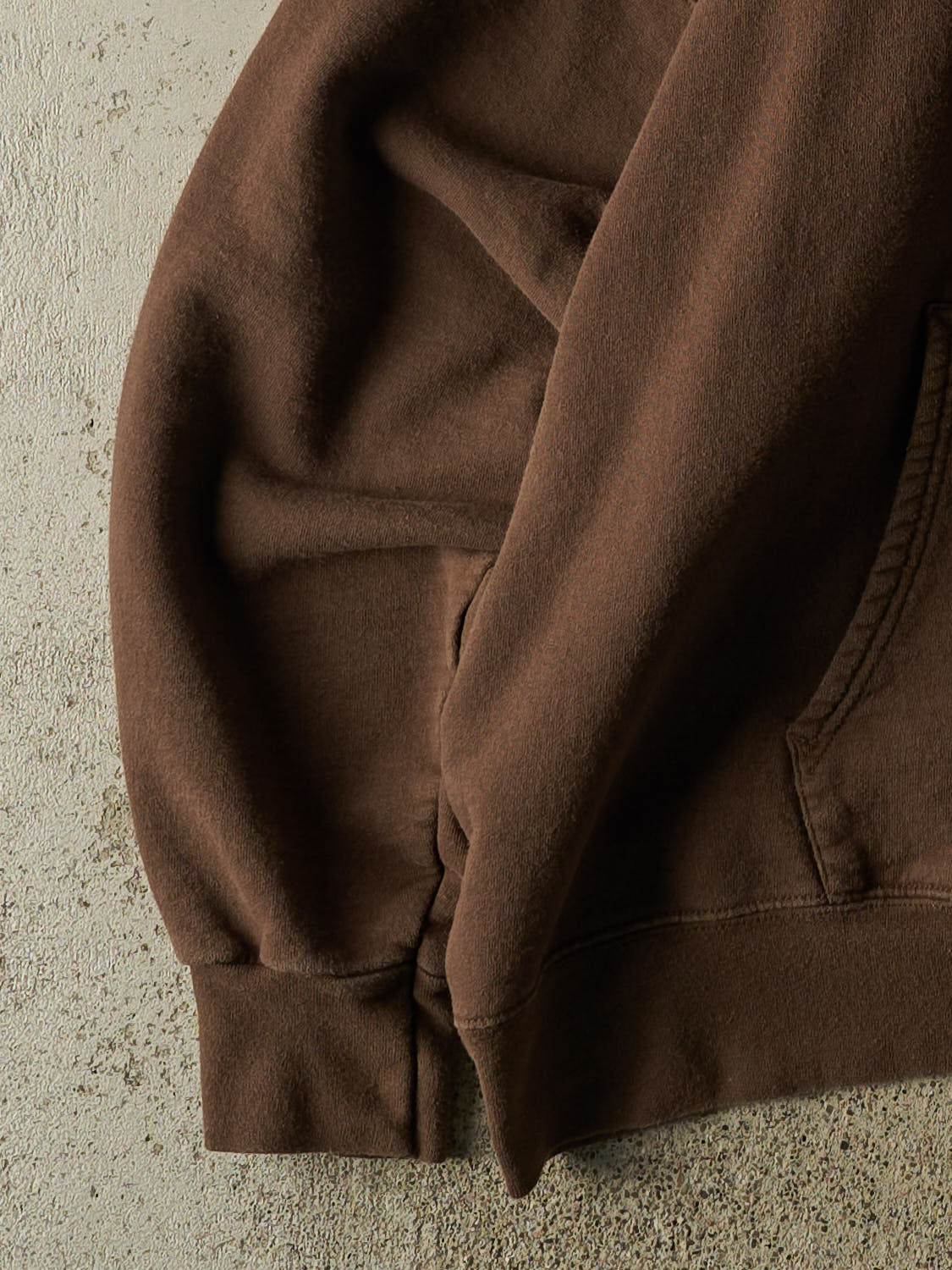 Vintage 90s Brown Blank Hoodie (XL/XXL)