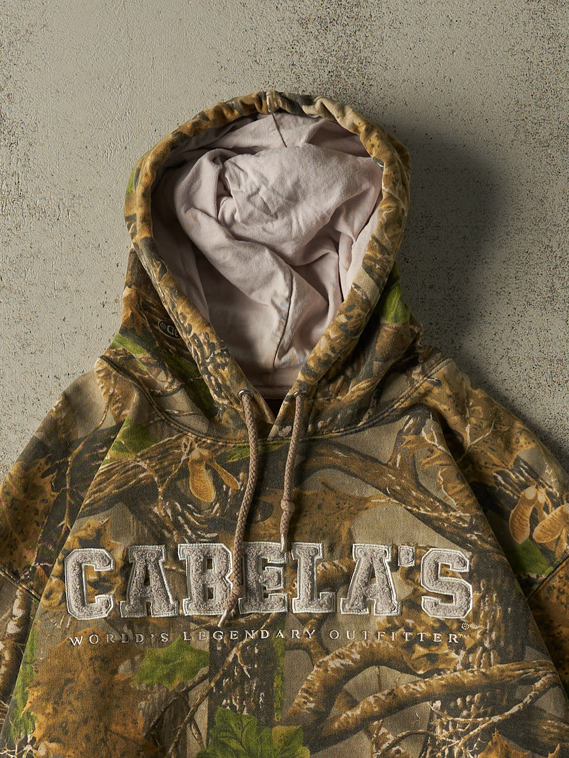 Vintage Y2K Camo Cabela's Embroidered Hoodie (L/XL)