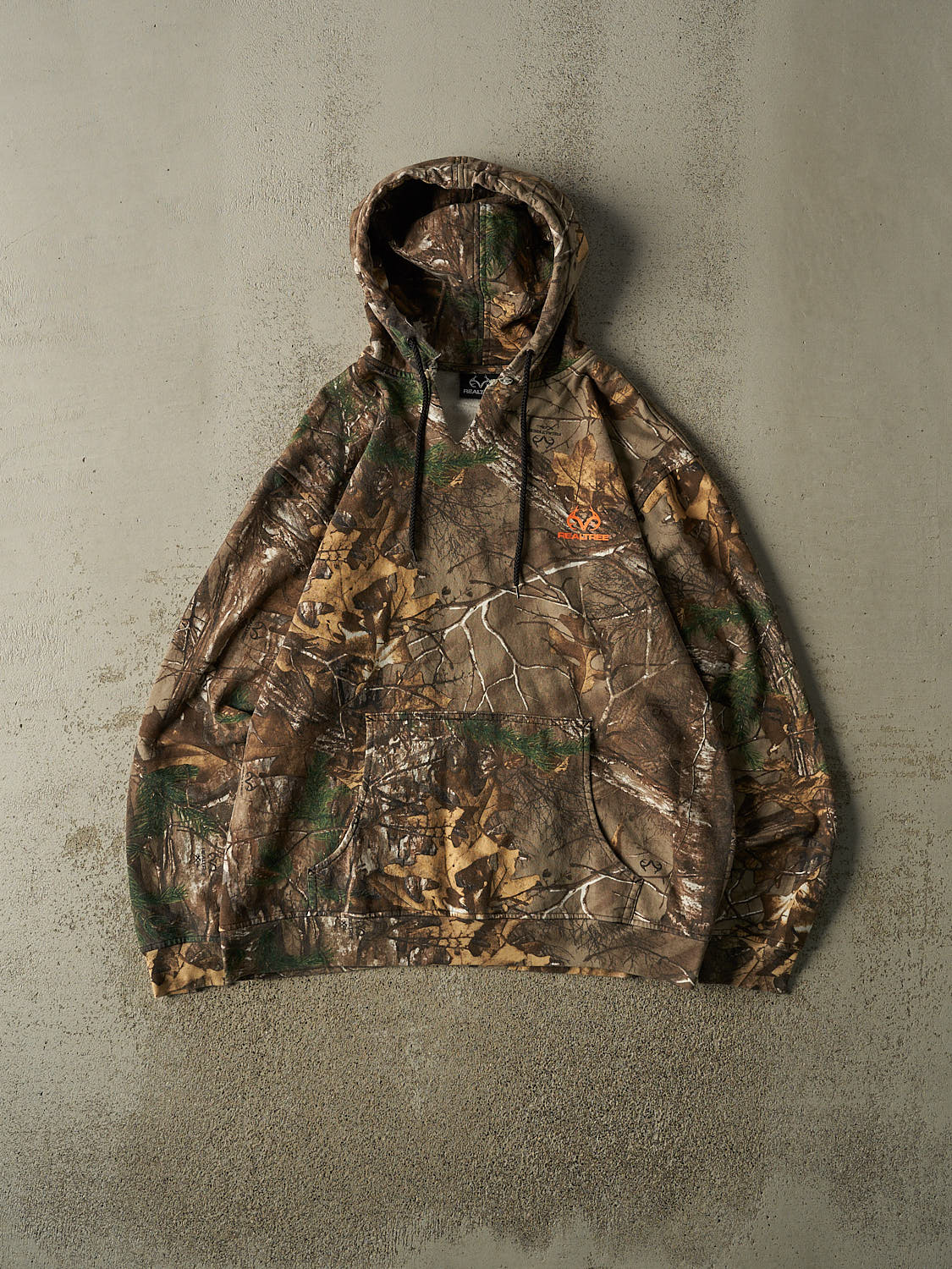 Vintage Y2K Camo Realtree Hoodie (L/XL)