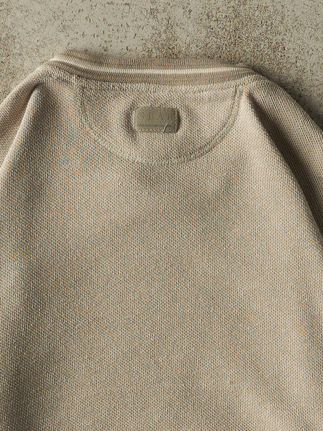 Vintage 90s Beige Pepsi Embroidered Textured Crewneck (XL)