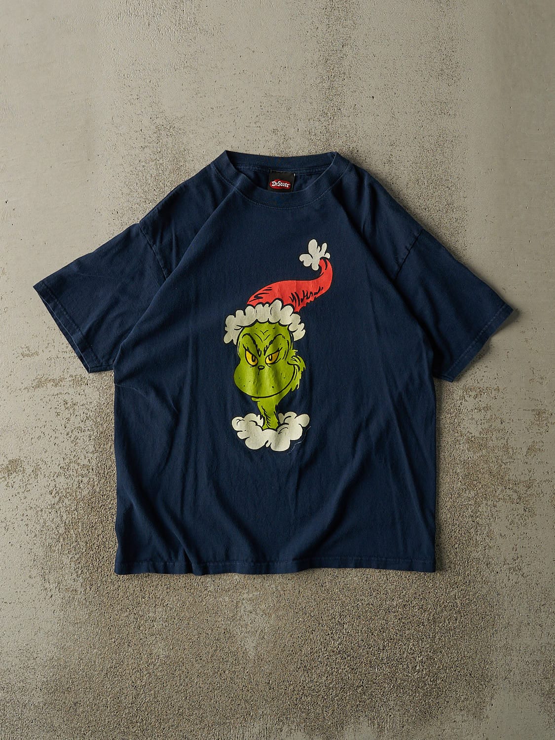 Vintage 90s Navy Blue The Grinch Tee (M/L)