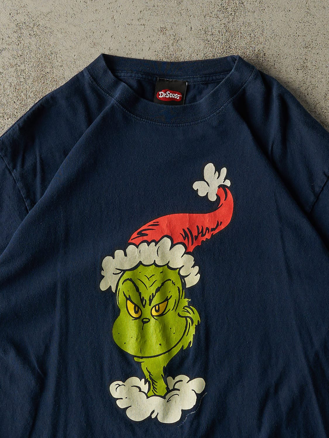 Vintage 90s Navy Blue The Grinch Tee (M/L)
