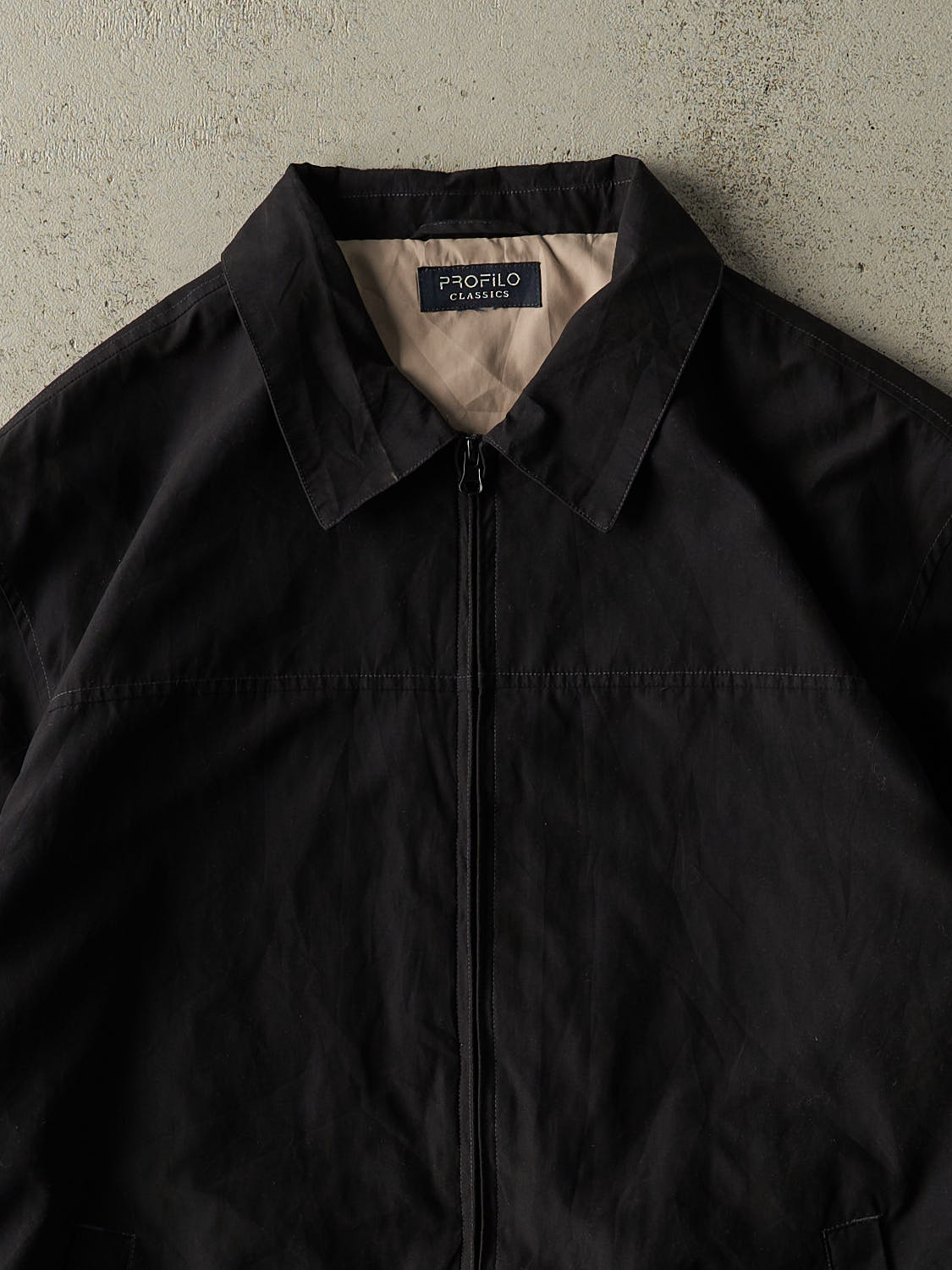 Vintage 90s Black Harrington Jacket (L/XL)